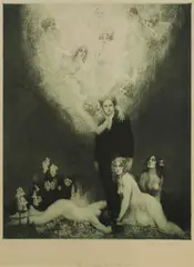 The C Sharp Minor Quartet by Norman Lindsay, Facsimile Etching 62/550, sold Feb 2021
