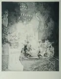 Night's Frolic by Norman Lindsay, Facsimile Etching 30/550, sold Feb 2021
