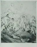 Pegasus by Norman Lindsay, Facsimile Etching 30/550, sold Feb 2021