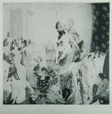 The Mysteries by Norman Lindsay, Facsimile Etching 17/550, sold Feb 2021