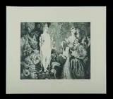 Priestess to the Magi by Norman Lindsay, 1986, Facsimile Etching 532/550, sold Feb 2021