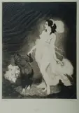 Debut by Norman Lindsay, Facsimile Etching 254/550, sold Feb 2021