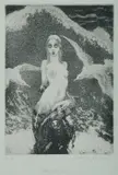 Little Mermaid by Norman Lindsay, Facsimile Etching 14/550, sold Feb 2021