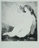 Dreams by Norman Lindsay, Facsimile Etching 425/550, offered Feb 2021