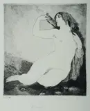 Dreams by Norman Lindsay, Facsimile Etching 425/550, sold Feb 2021