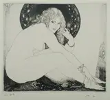 (The Anklet) by Norman Lindsay, Facsimile Etching 217/550, sold Feb 2021