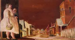 Donald Friend, Sofala, c.1947, Oil on Board