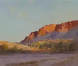 W Rubery Bennett, Late Afternoon, Loves Creek, Central Australia