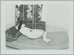 Reclining Nude by John Brack, 1981, Lithograph 16/100, sold Nov 2020