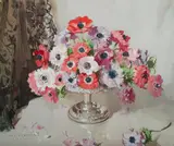 Alan Douglas Baker, Poppies in a Silver Tazza