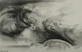 James Timothy Gleeson, Surreal Landscape 28.12. [19]82, Charcoal