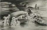 James Timothy Gleeson, Surreal Landscape 28.12. [19]82, Charcoal