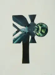 Untitled, July by Robert Klippel, 1969, Collage on Paper, sold Nov 2020