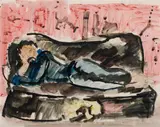 Francis Lymburner, Sleeping Man and His Dog