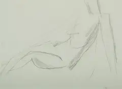 Godfrey Miller, Reclining Nude, Pencil
