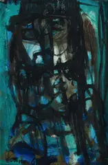 Kevin Connor, Figure, 1962, Oil on Board