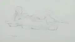 Tom Thompson, Two Nudes, Pencil