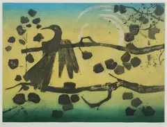 Clifton Pugh, Bird in Tree, Aquatint 33/90