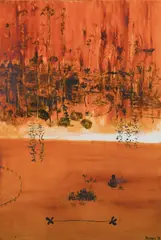 Joshua Yeldham, Solitude & Prayer, 1998, Oil on Canvas