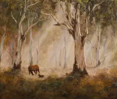 You Can Do It by Kevin Best, Oil on Board, sold Nov 2020