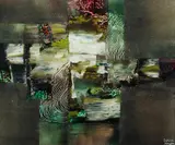 David Jones, Coastal Abstract No. 3, Oil on Board