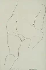 Horace Brodzky, Sleeping Child, 1933, Pen & Ink