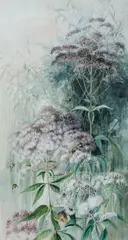 Ellis Rowan, Tasmanian Blue Gum, State Floral Emblem, Gouache