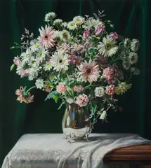 Ann Morton, Mixed Bouquet, Oil on Canvas