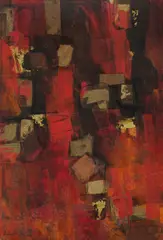 Robert Grieve, Abstract, 1964, Mixed Media on Paper on Board