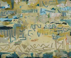 Malcolm Benham, Monaro Painting (Bega - Cooma Road), 2000, Mixed Media on Canvas