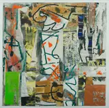Malcolm Benham, Fuzzy Wuzzy - Paul Klee,' 2008 - Unsigned, Mixed Media on Canvas