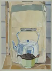Michael J Winters, Gifts from Desee & Graham, 1981, Gouache