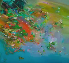 Lorraine White, My Temple the Field, My Field the Temple, 1989, Oil & Acrylic on Canvas