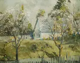 Frank Jessup, The House Next Door, Oil on Board