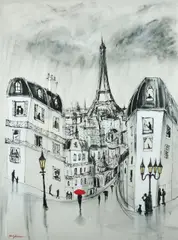 Je t'aime by Mark Hanham, 2011, Acrylic on Canvas, sold Nov 2020