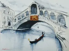 Mark Hanham, Rialto, 2012, Acrylic on Canvas