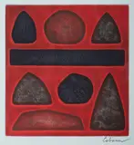 John Coburn, Untitled, Coloured Etching