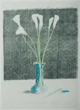 David Hockney, Lillies (Still Life), 1971, Lithograph in Colours