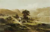 William Henry Mander, Llyn Crafnant near Trefriw, North Wales, Oil on Canvas