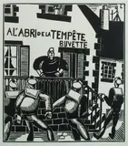 Jean Emile Laboureur, Images de l'arrière, 1918, Woodcut
