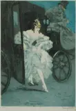 Louis Icart, Arrival, 1941, Aquatint