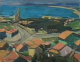 Marius Woulfart, Sete [France], Oil on Canvas