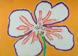 Malcolm de Chazal, Tropica Flower (Hibiscus) - Unsigned