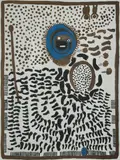 David Downs Jarinyanu, Piwi Kuitata, 1991, Acrylic & Natural Earth Pigments on Linen