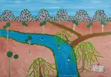 Elaine Russell, Our Bush Christmas, 2008, Acrylic on Canvas