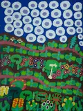 Untitled by Jaisy Napaltjarri Jugadai, 2001, Acrylic on Canvas, sold Nov 2020