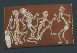 Dick Ngulei-Ngueli Murrumurru, Mimi and Namorodo Spirits, Natural Earth Pigments on Bark