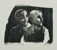 The Candidates by Robert Dickerson, Lithograph 4/30, sold Oct 2020