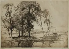 Midday by Sydney Long, Etching 1st State, sold Oct 2020