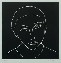 Ben by Robert Dickerson, Linocut 7/30, sold Oct 2020